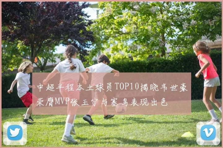 中超半程本土球员TOP10揭晓韦世豪荣膺MVP张玉宁与塞鸟表现出色